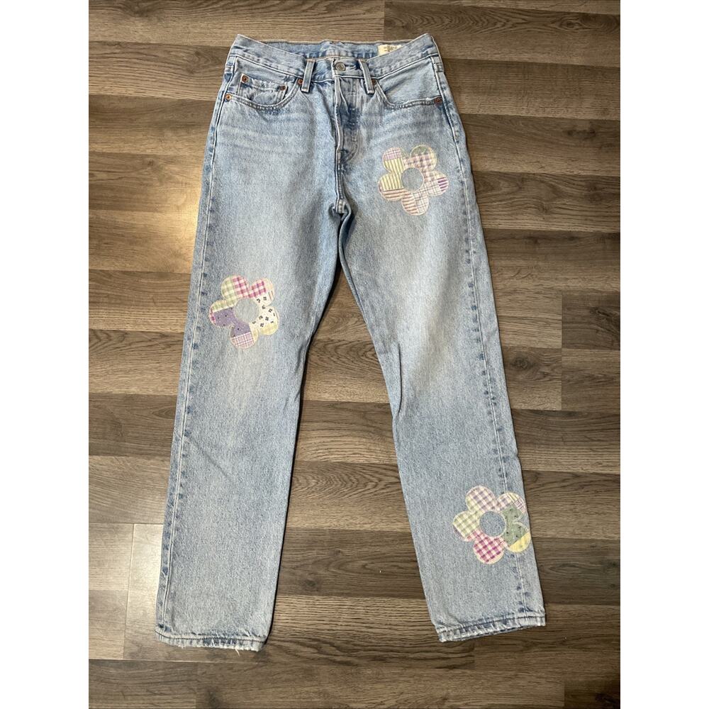 Levi’s 501 150th Years Anniversary Edition Limited 27 x 30 Floral Button Fly